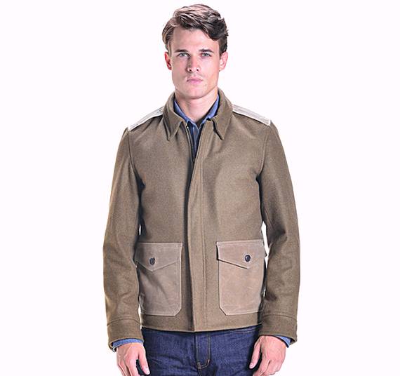 Schott wool military jacket