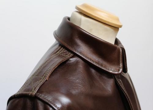 colletto giubbotto aeroleather a-2 unknown maker