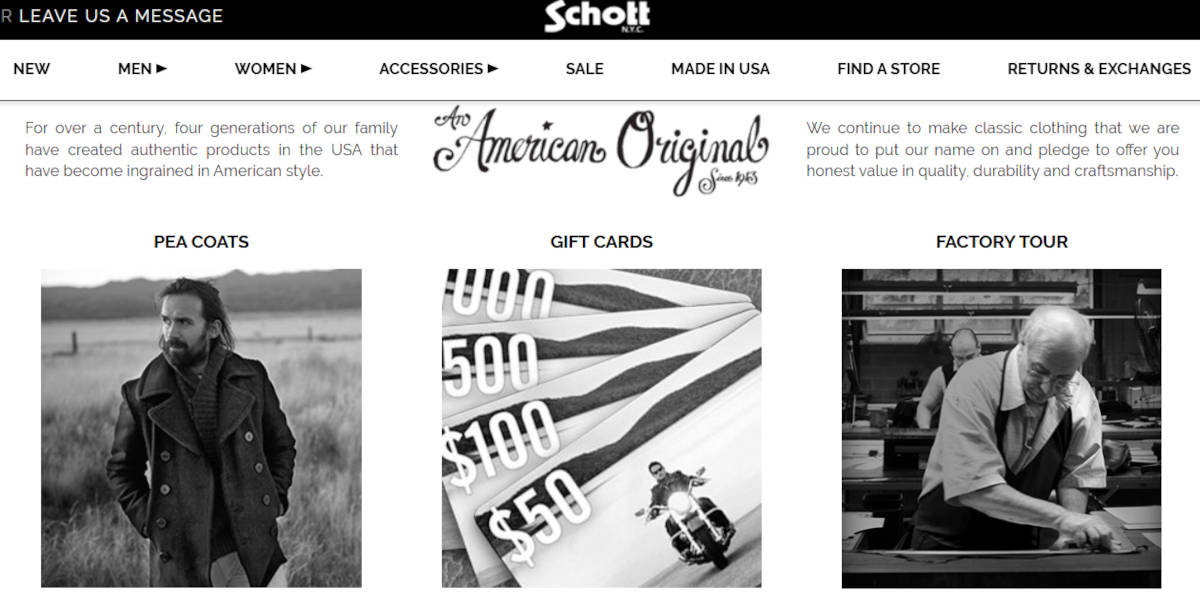 Nuovo sito schott nyc
